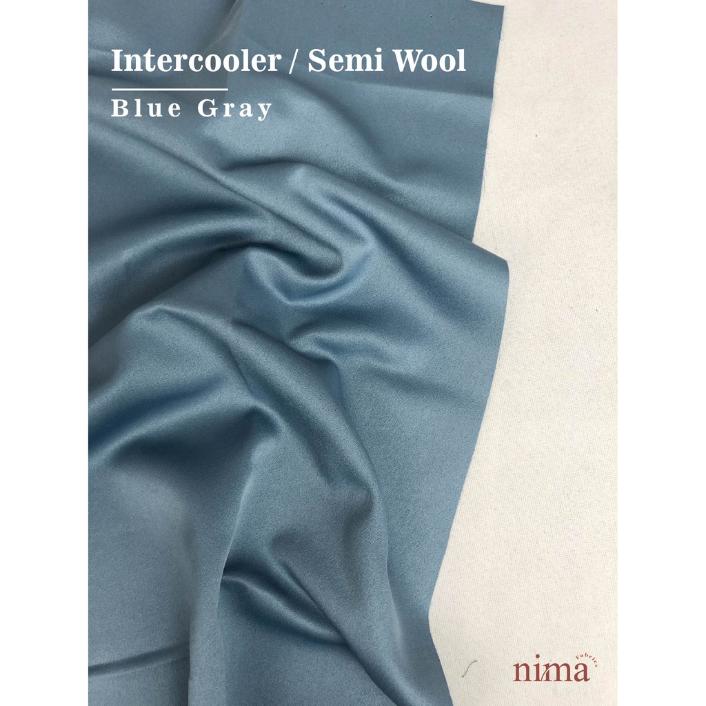 1/2 meter Kain SEMI WOOL Intercooler bahan Jas / celana / seragam dinas (lebar 1,5m)