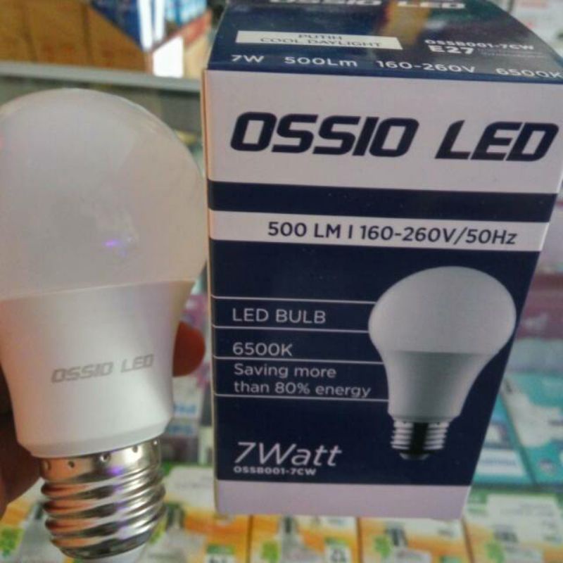 (50pcs) Lampu led 7w ossio A bulb dari inlite in lite garansi 1th terang murah grosir