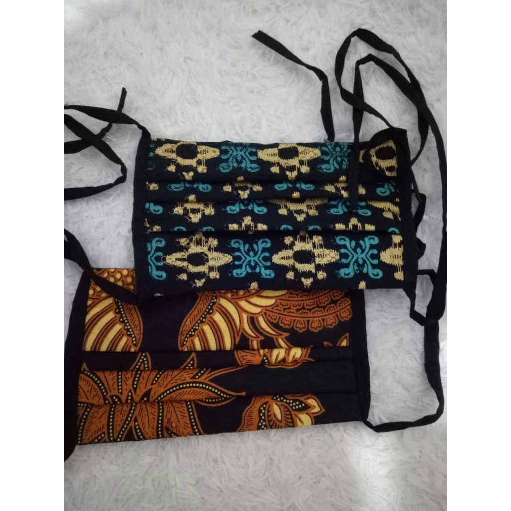 MASKER BATIK PELINDUNG WAJAH DARI DEBU