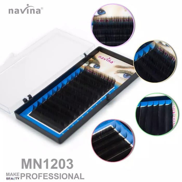 Navina Eyelash Extension Bulu Mata Tanam Bulu Mata Palsu 3D 6D 0.10D