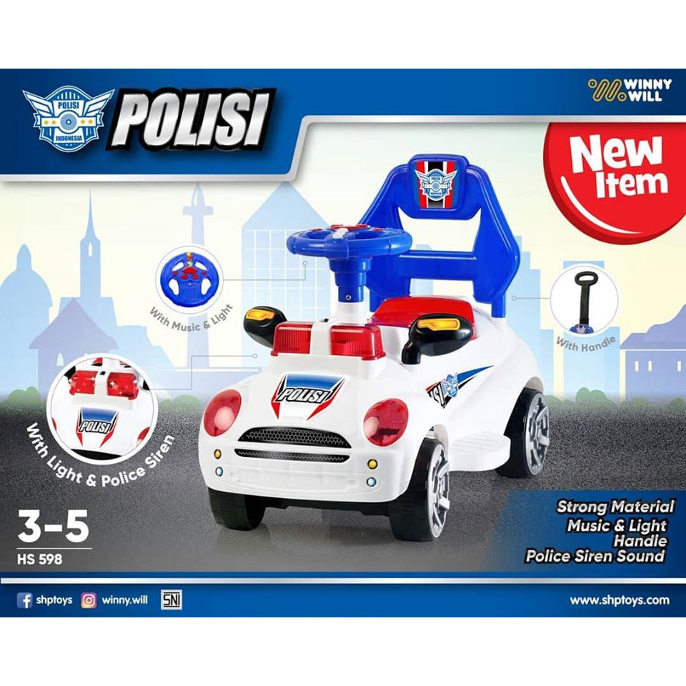 Mobil Duduk polisi /mobil duduk Anak 598