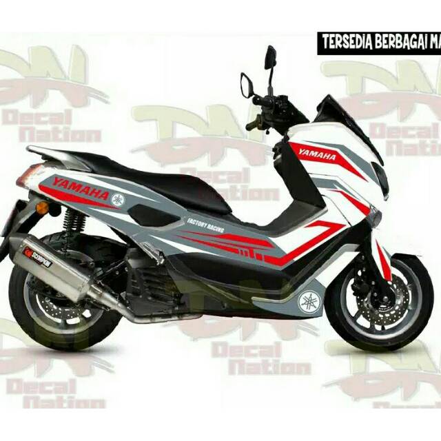 DECAL NMAX PUTIH SIMPLE NMAX FULLBODY