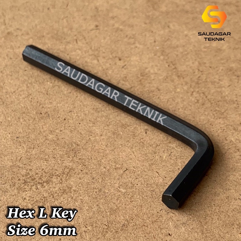 Kunci L 6mm Pendek Hex Key 6 mm Kualitas baik