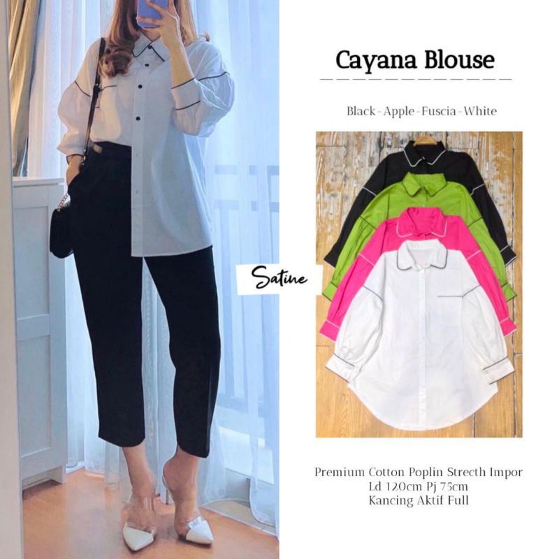 Cayana Blouse Satine