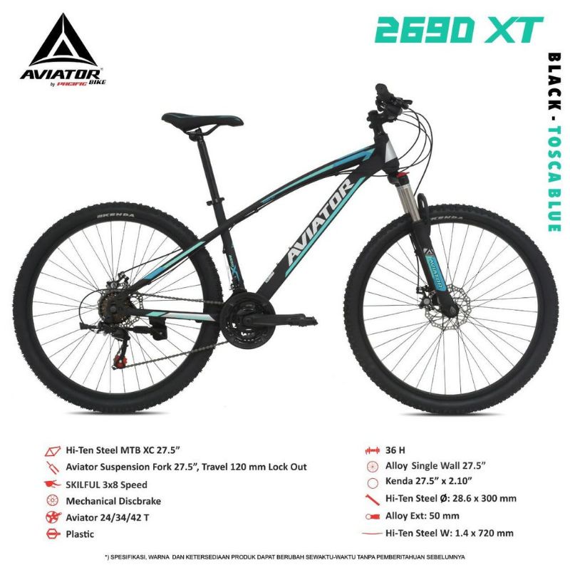 Sepeda Gunung/MTB 27.5inch 2690XT Aviator