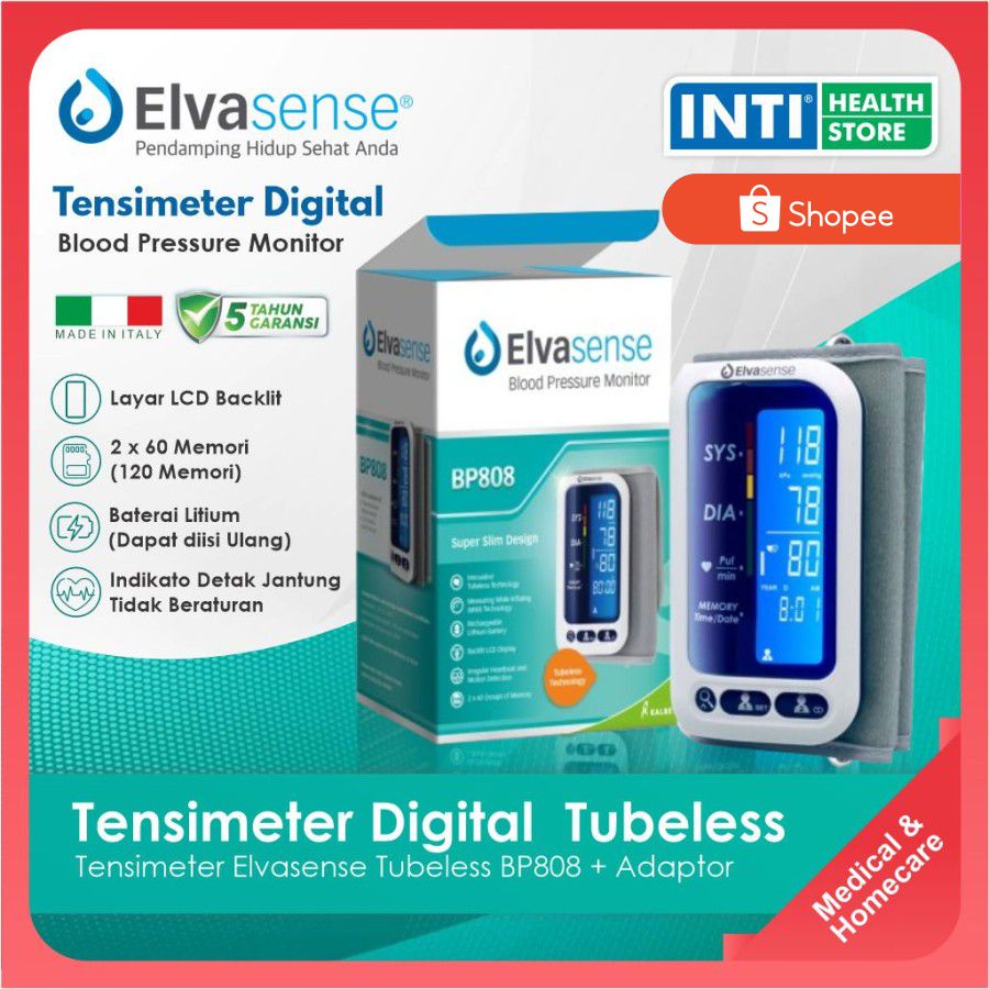 Tensimeter Digital ELVASENSE Tubeless - BP808