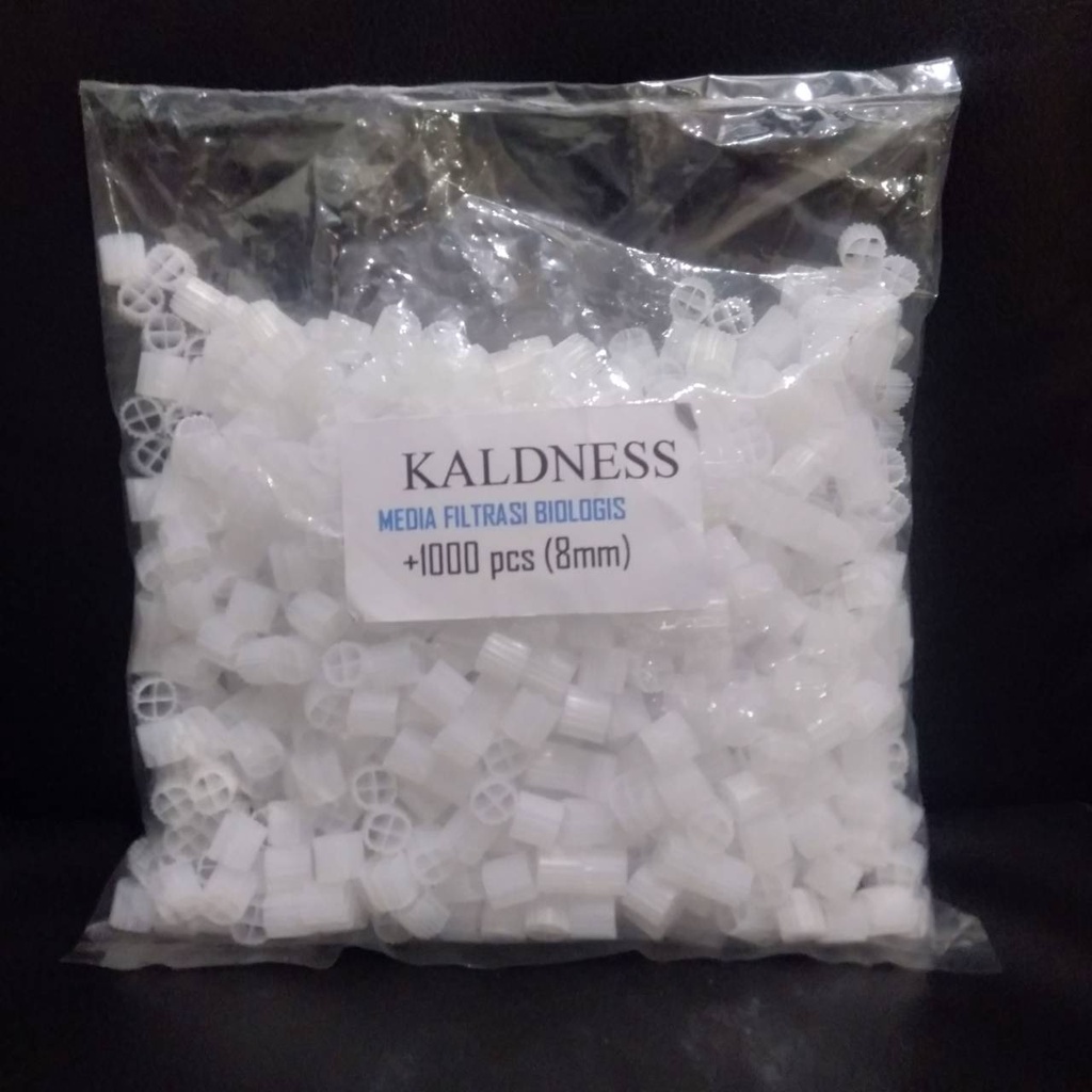 KALDNESS (8MM) ISI 1000 PCS MEDIA FILTRASI BIOLOGIS  MEDIA FILTER