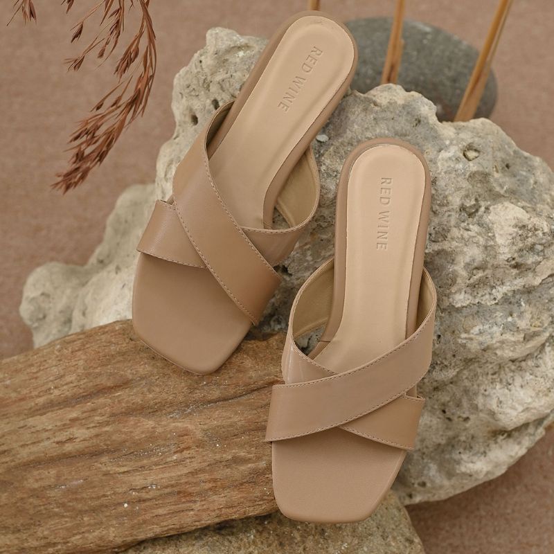 Sandal wanita hak tahu3cm Model silang SA95