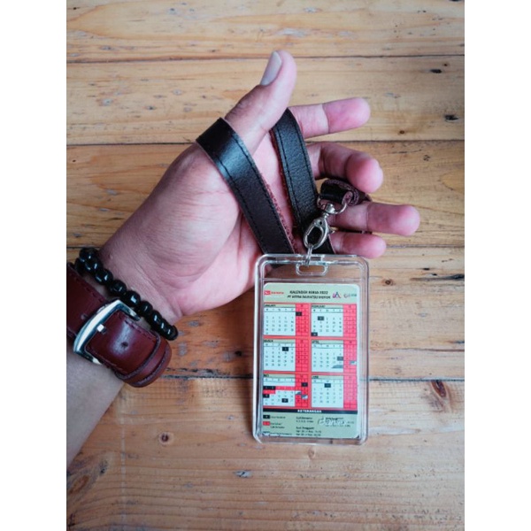 

ID CARD HOLDER // LANYARD KULIT SAPI ASLI