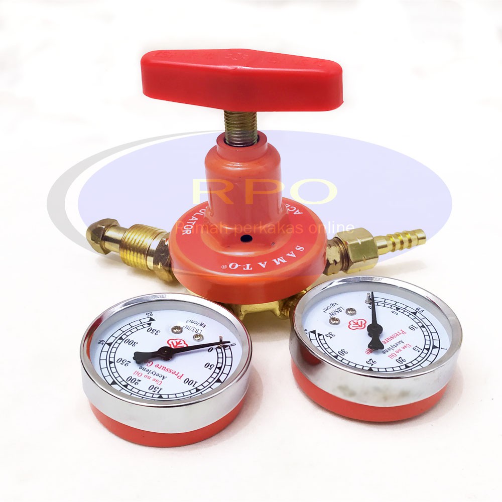 Regulator Las Acetyline Karbit Regulator Tabung Las Asetilin