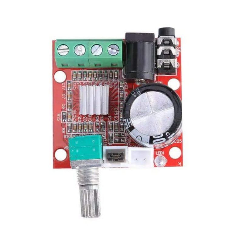 KIT MODUL 12V POWER 2X15W PAM8610 CLASS D MINI DIGITAL AUDIO AMPLIFIER