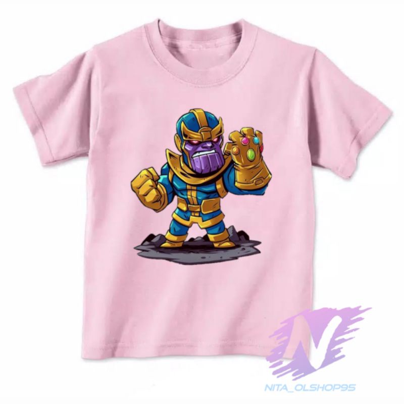 kaos anak avenger thanos baju karakter superhero