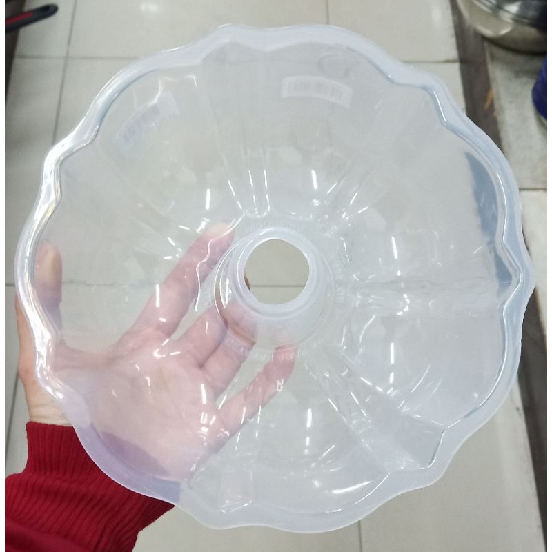 Cetakan puding plastik motif ukuran kecil dan besar