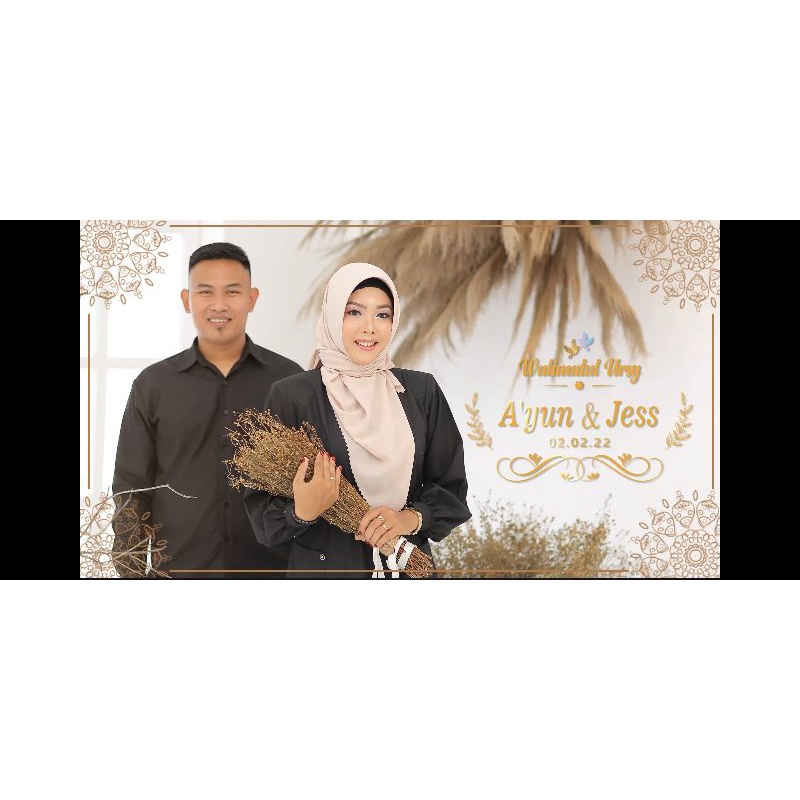 Video Undangan Pernikahan Romantis | Animasi Teks, Partikel dan Ornament | Undangan Digital