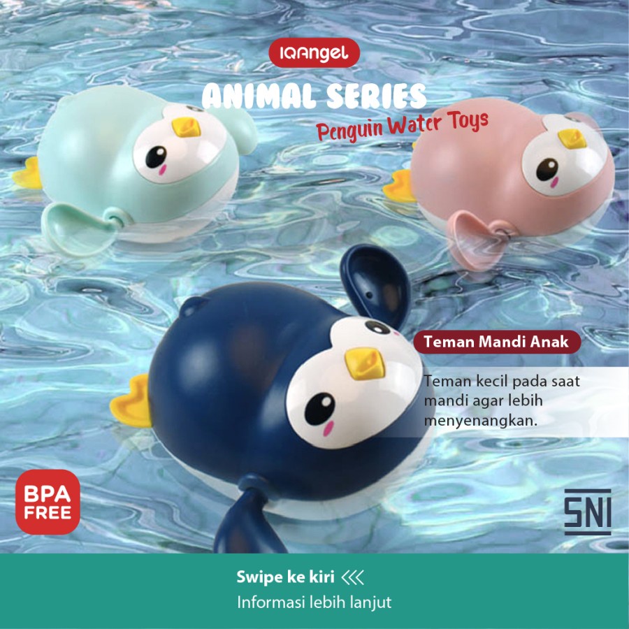 IQANGEL PENGUIN WATER TOYS / Mainan Air Pinguin / Mainan Mandi Anak