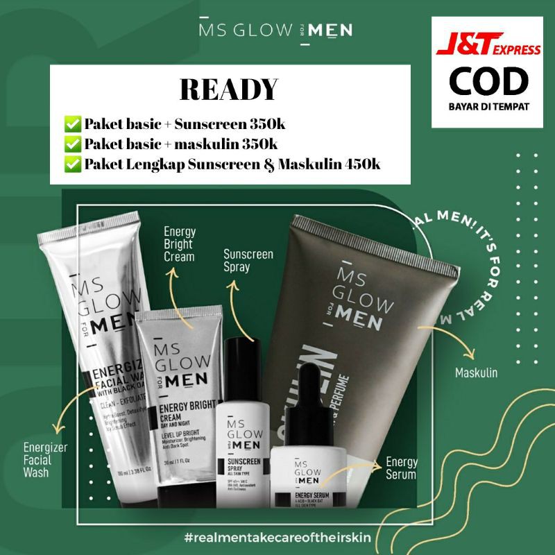 MS GLOW MEN PAKET LENGKAP