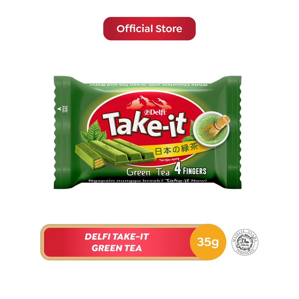 

Delfi Take it 4 Fingers Green Tea 35 g