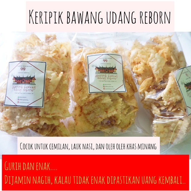 

Keripik bawang udang reborn