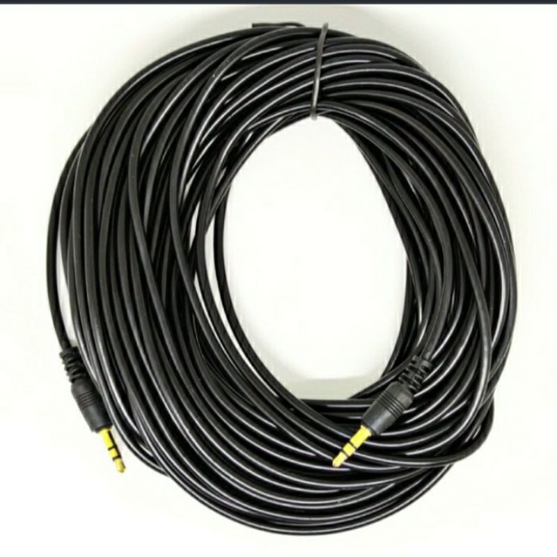 KABEL AUDIO JACK 3.5 MM (AUX) PANJANG 15 METER