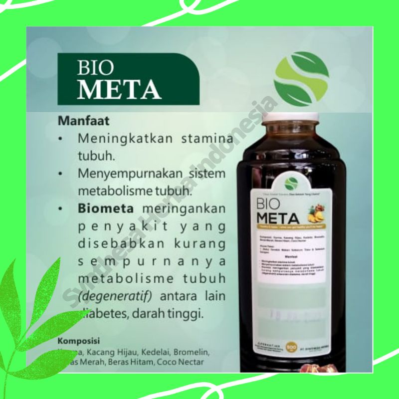 BioMeta Bio Herba Herbal Organik ProBiotik Sinbiotik Enzimatik - Synthesa Herba