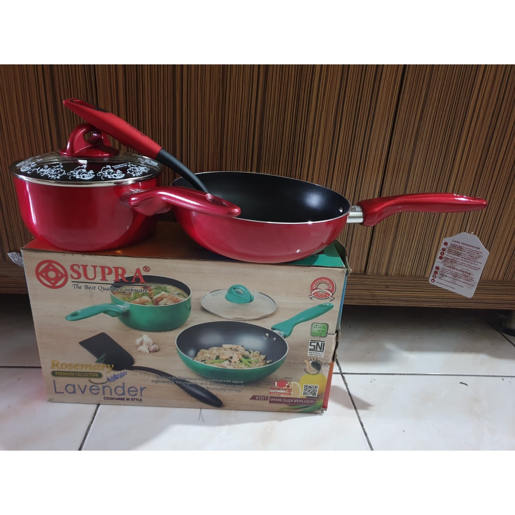 SUPRA ROSEMARY 4 PCS LAVENDER COOKWARE SET