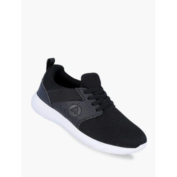 Sepatu sekolah anak tali slip on hitam Airwalk no 36