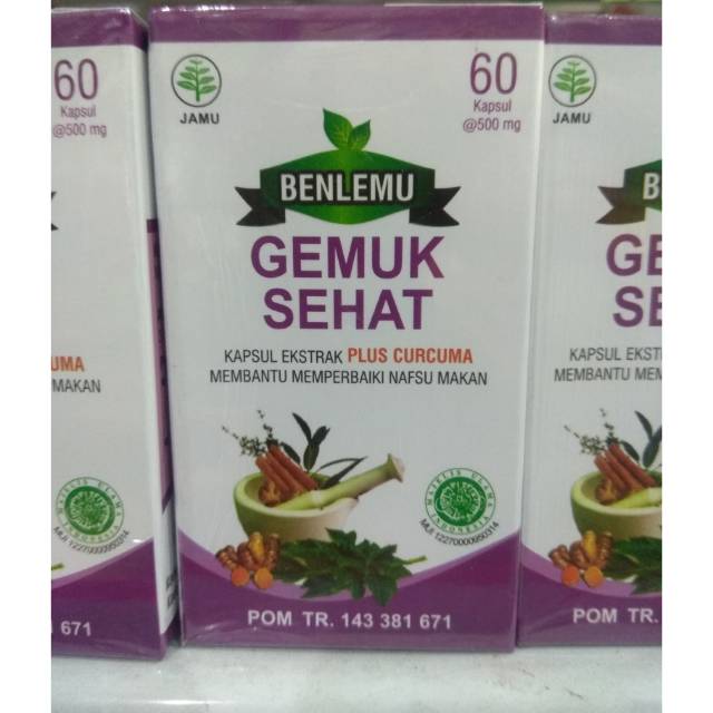 GEMUK SEHAT BENLEMU 60 KAPSUL AL GHUROBA
