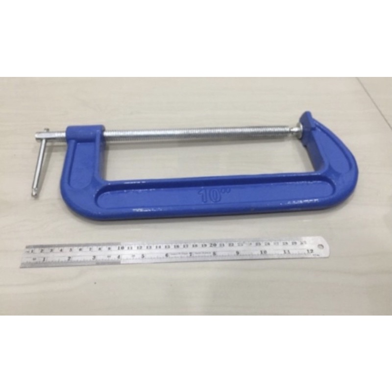 10"inci Bais C klem g klem c catok kayu 10inci klem kayu clamp kayu ragum