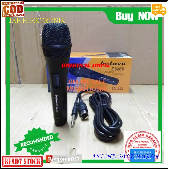 G71 betavo Mic kabel ORIGINAL Microphone cable mik karaoke vocal vokal audio sound system pengeras