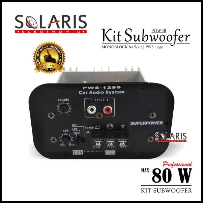 Power Kit Subwoofer Monoblock Pws-1299