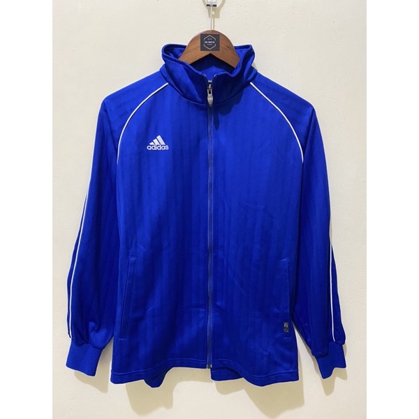 Thrift Blue Zip Jacket Tracktop ADIDAS