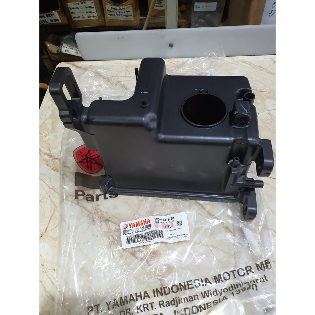 BOX FILTER MIO SOUL FINO KARBU ASLI ORI YAMAHA 14D-E4411-00