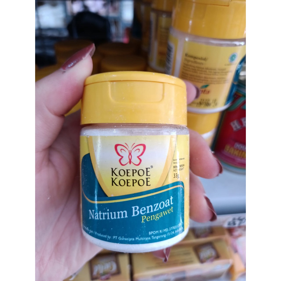 

Koepoe Koepoe Natrium Benzoat 33gr