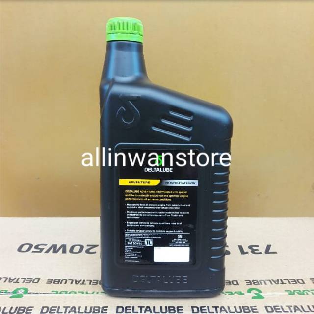 Oli Deltalube Adventure 731 Super SAE 20W50 isi 1 Liter 20w-50 1L Original 100%