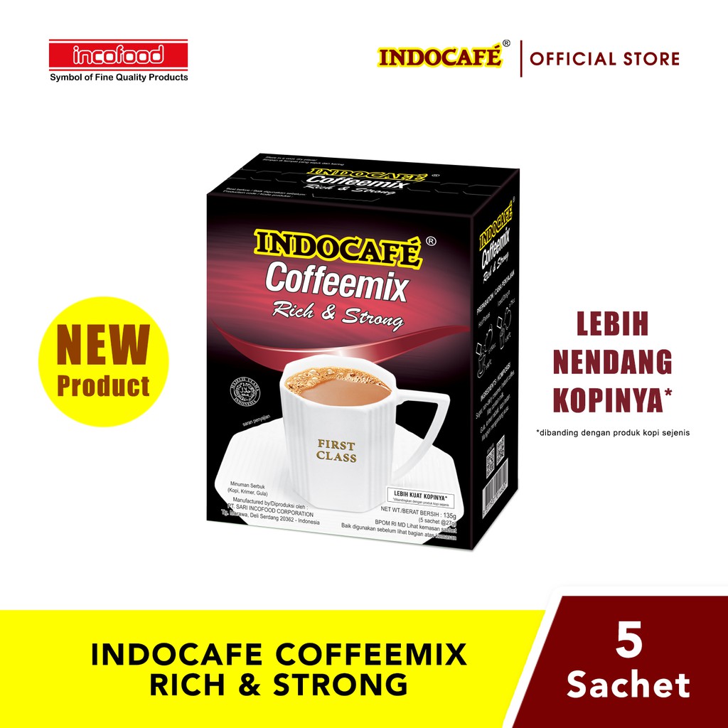 Indocafe Coffeemix Rich &amp; Strong (5 sachet)