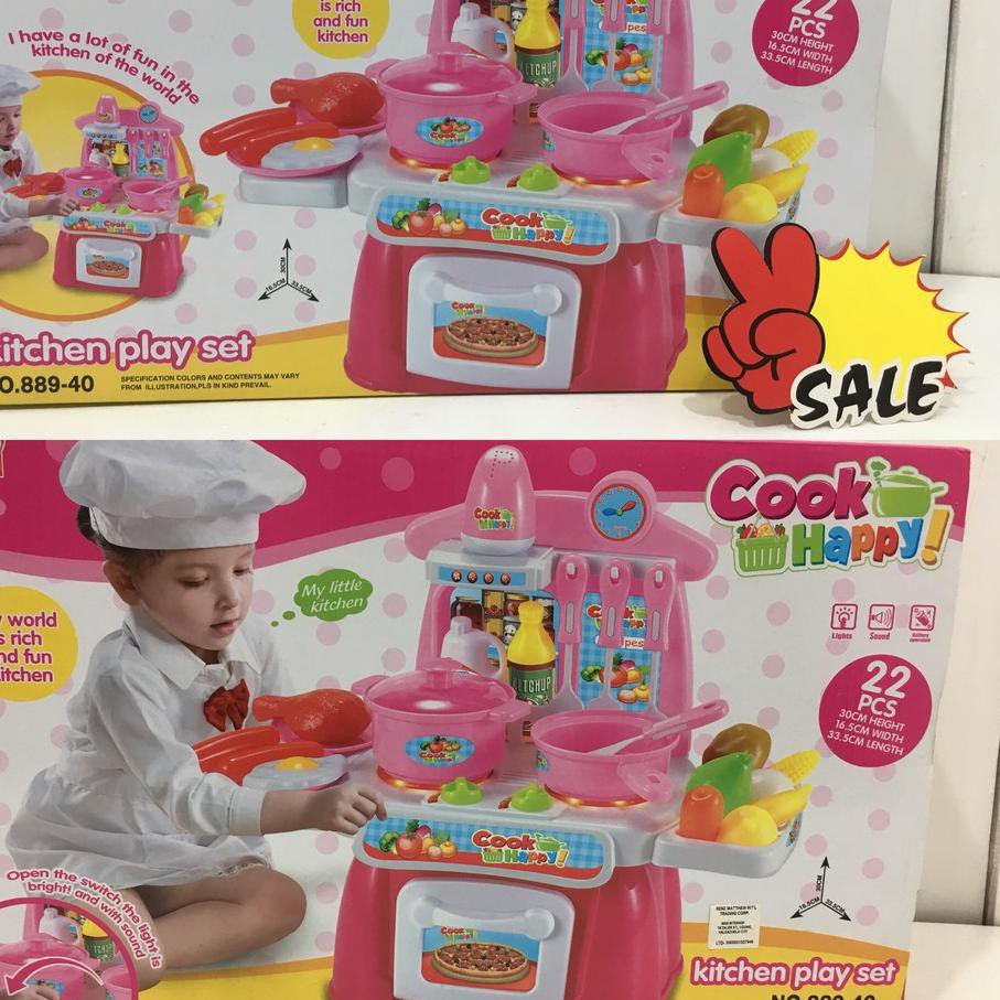 cook happy kitchen playset