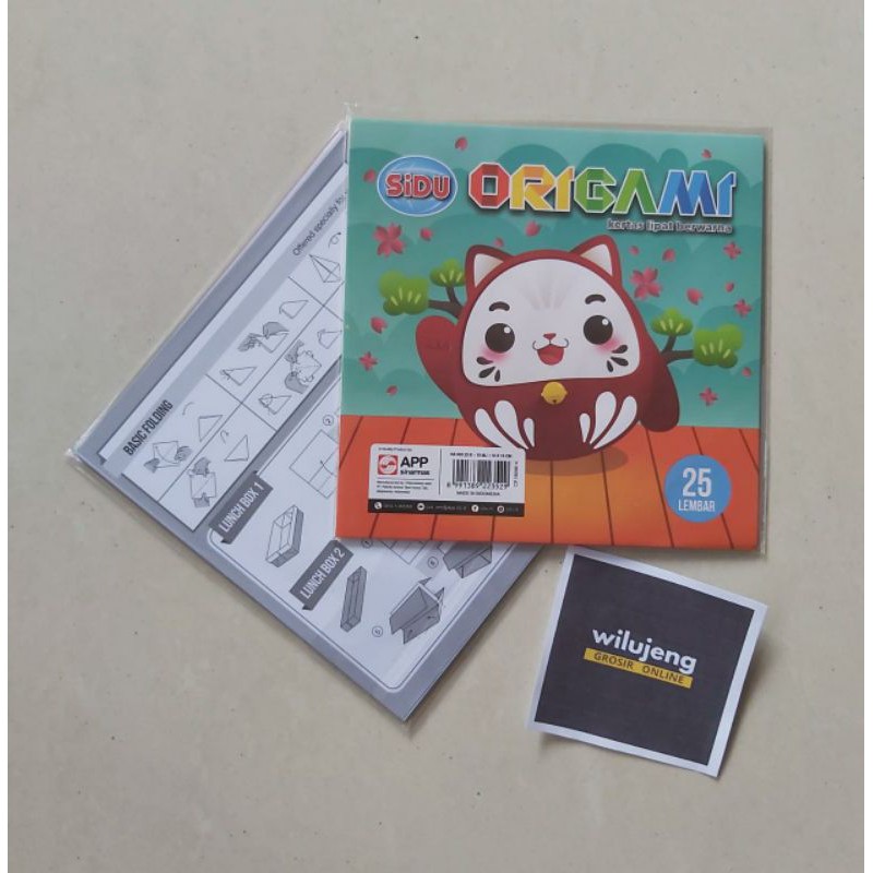 

Kertas Origami 25 lembar SiDu 16x16 Besar (85gr)