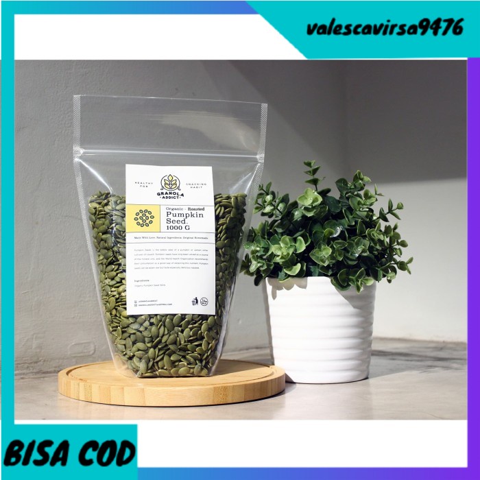

⭐BISA COD⭐ Roasted Pumpkin Seed / Biji Labu Panggang 1000G / 1KG