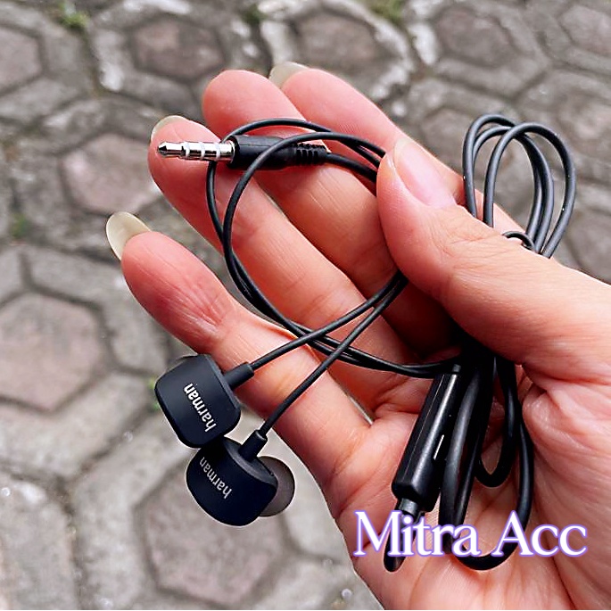 Handsfree Headset Harman Kardon Aura Sound Metal Earphone Hi-res Music