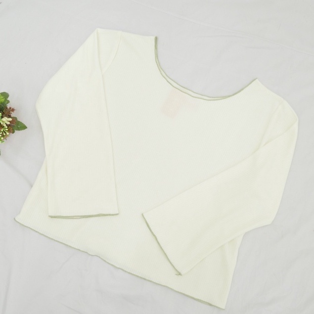 Celya Blouse Jumbo / Atasan Jumbo Wanita / Charla.id / CHA 0995-Broken White