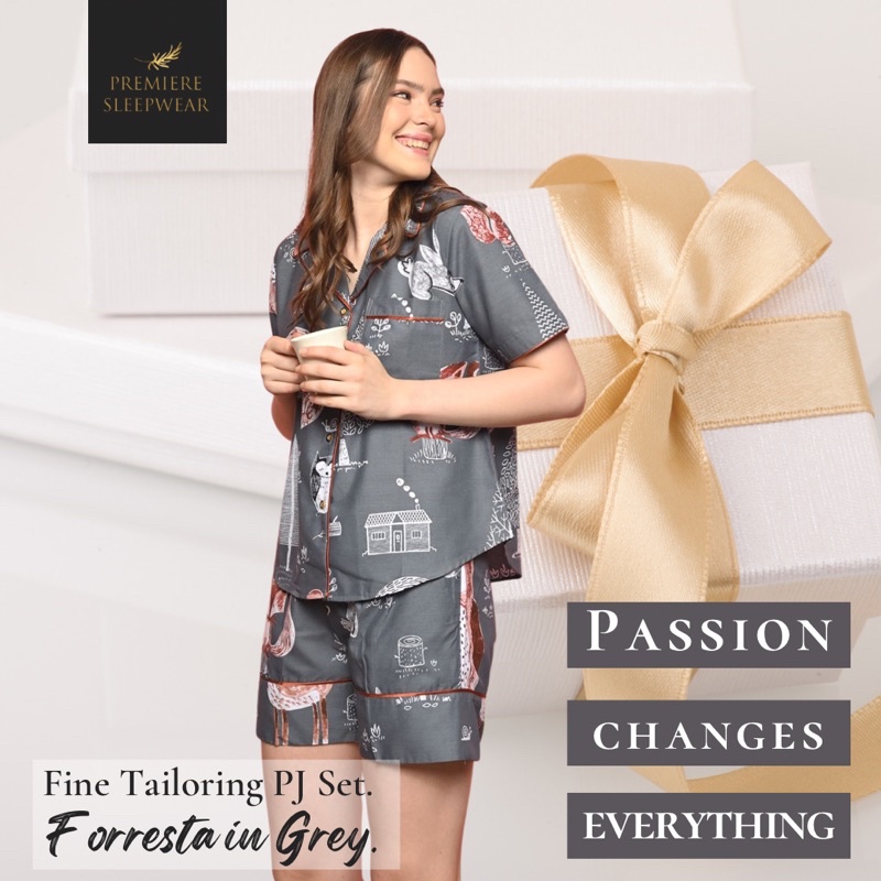 CLEARANCE SALE Shortpants set Piyama Wanita by PREMIERESLEEPWEAR cotton pajamas