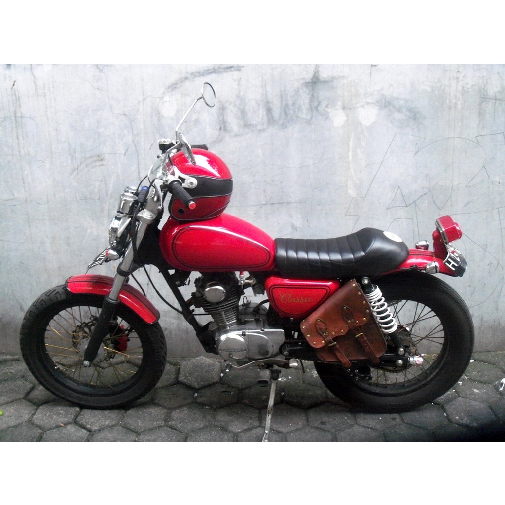 TAS MOTOR ASLI KULIT GAGAH BERKARAKTER SIDEBAG MOTOR TAS MOTOR TERMURAH