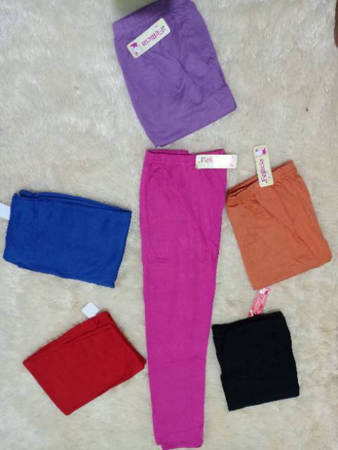 LEGGING POLOS WARNA ANAK/LEGGING POLOS ANAK TANGGUNG:1-=13:thn