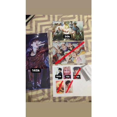 BTS poster DVD LY Seoul suga yoongi | mini poster season greeting 2019