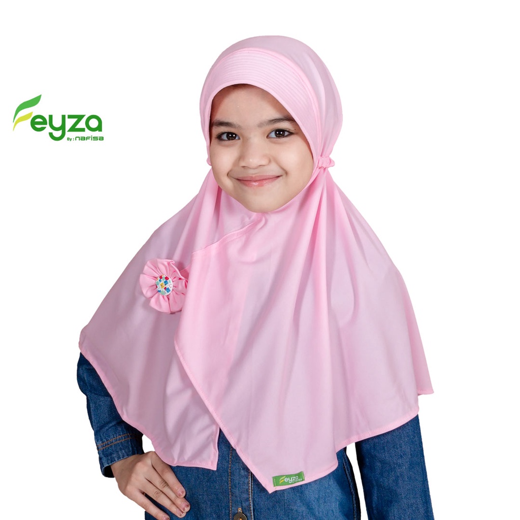 Jilbab Feyza Velika - Jilbab Instan Anak Usia 7-9 Tahun - Jilbab Anak - Hijab Cute - Jilbab Simpel