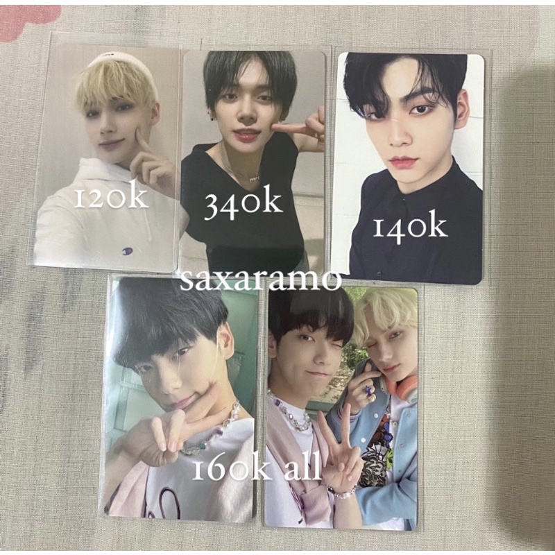 photocard txt freeze lucky draw m2u yeonjun heuningkai cw limited hour