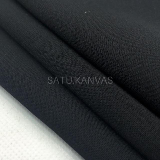 Kain wolvis / wolvis / kain woolpeach / woolpeach PREMIUM GRADE A-Hitam