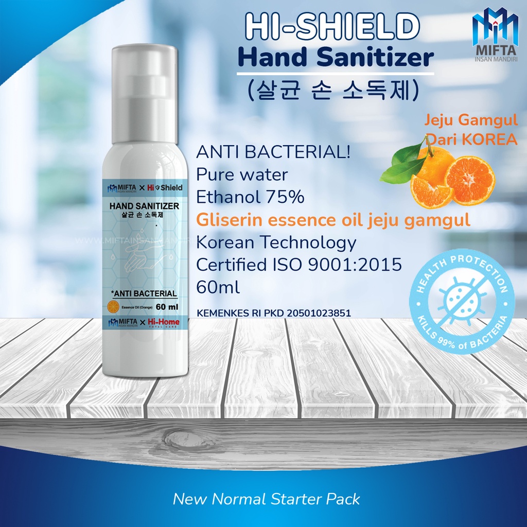 HAND SANITIZER SPRAY KOREA 60ML 살균 손 소독제 / HAND SANITIZER SPRAY / HAND SANITIZER KECIL 60ML