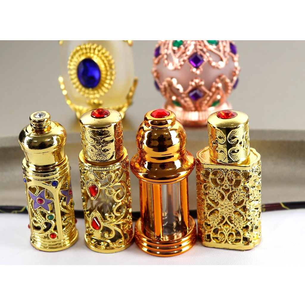 Botol Parfum Refillable Bahan Metal Gaya Arab Harga per Pc