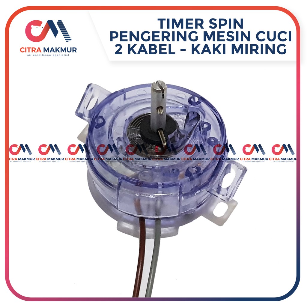 Timer Pengering Kaki Miring Spin Mesin Cuci Semua Merk 2 Kabel